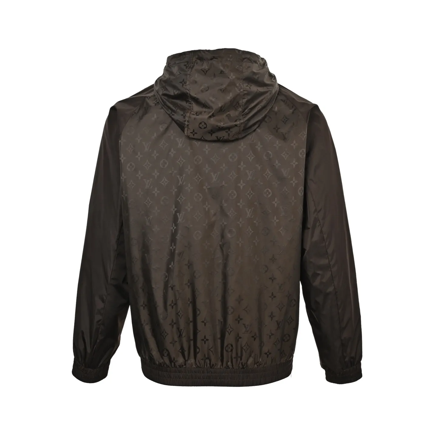 Louis Vuitton/Louis Vuitton old flower all-over printed sleeves patchwork hooded thin coat